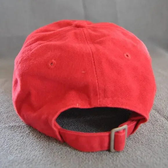 Dodge Red w/ White Logo Adjustable Dad Hat - Picture 4 of 11